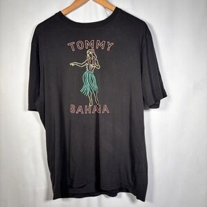 Tommy Bahama Shirt Mens Medium Relax Vacation Beach Hula Dancer Hawaiian Aloha